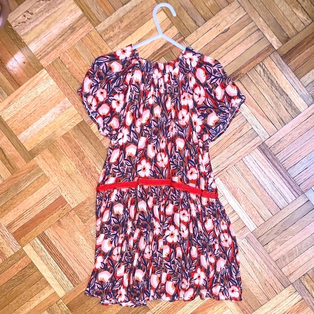 Gymboree Drop Waist Dress - Little Girls Size 5T - Flutter Sleeve - LIKE NEW